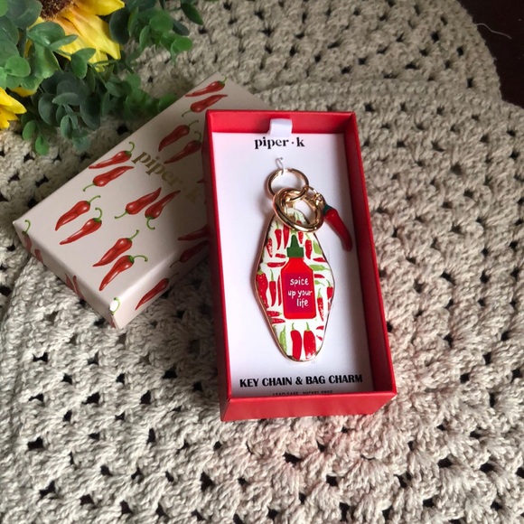 Piper K Accessories - Piper K Chili Pepper Keychain and Bag Charm